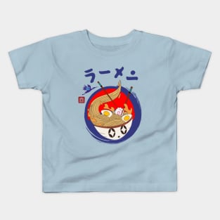 Authentic Ichiraku Ramen Love Ramen Cravings Delicious Noodle Shop Kids T-Shirt